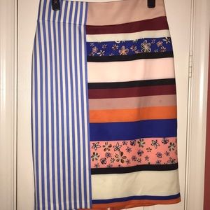 Eloquii multi pattern skirt